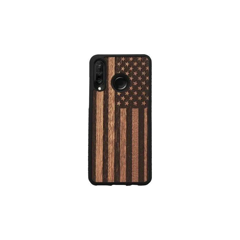 ETUI HUAWEI P30 LITE FLAGA USA - Smartwoods