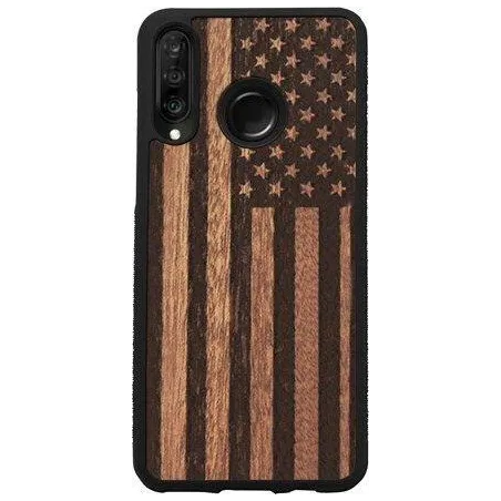ETUI HUAWEI P30 LITE FLAGA USA - Smartwoods