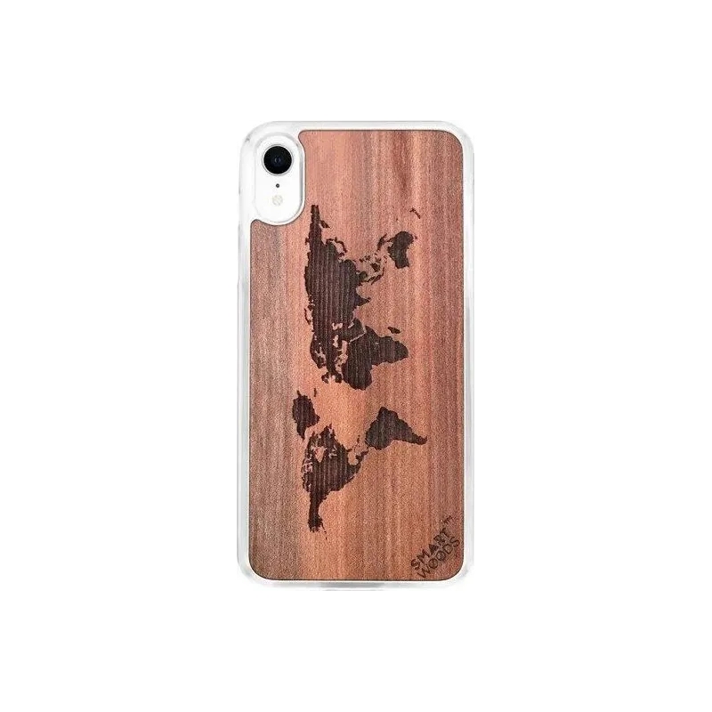 ETUI IPHONE XR MAPA ŚWIATA - Smartwoods