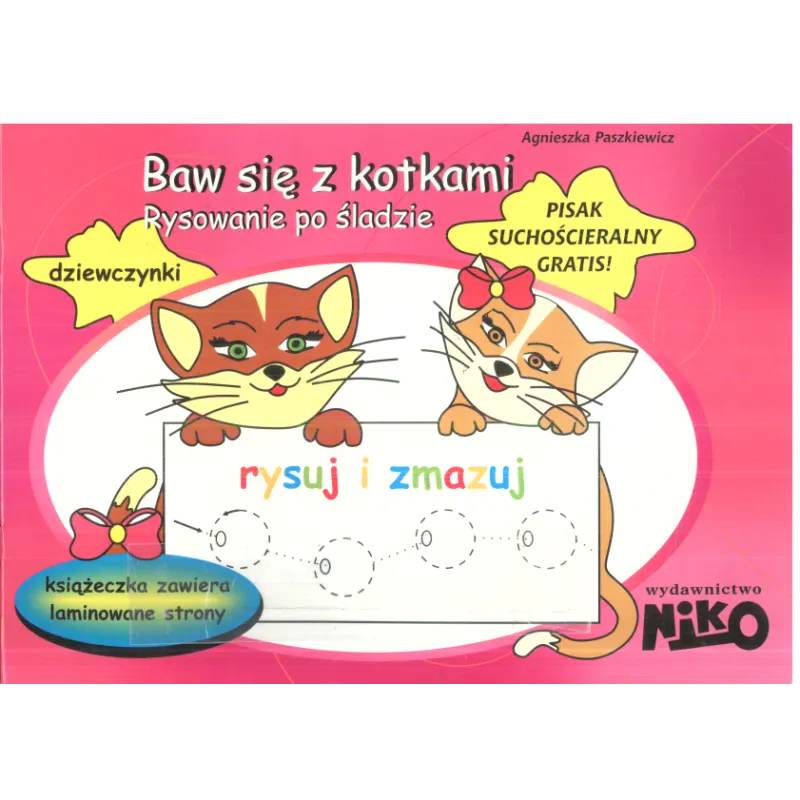 BAW SIĘ Z KOTKAMI RYSOWANIE PO ŚLADZIE II GATUNEK - NIKO