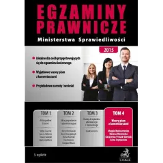 EGZAMINY PRAWNICZE MINISTERSTWA SPRAWIEDLIWOŚCI 2015 - C.H. Beck