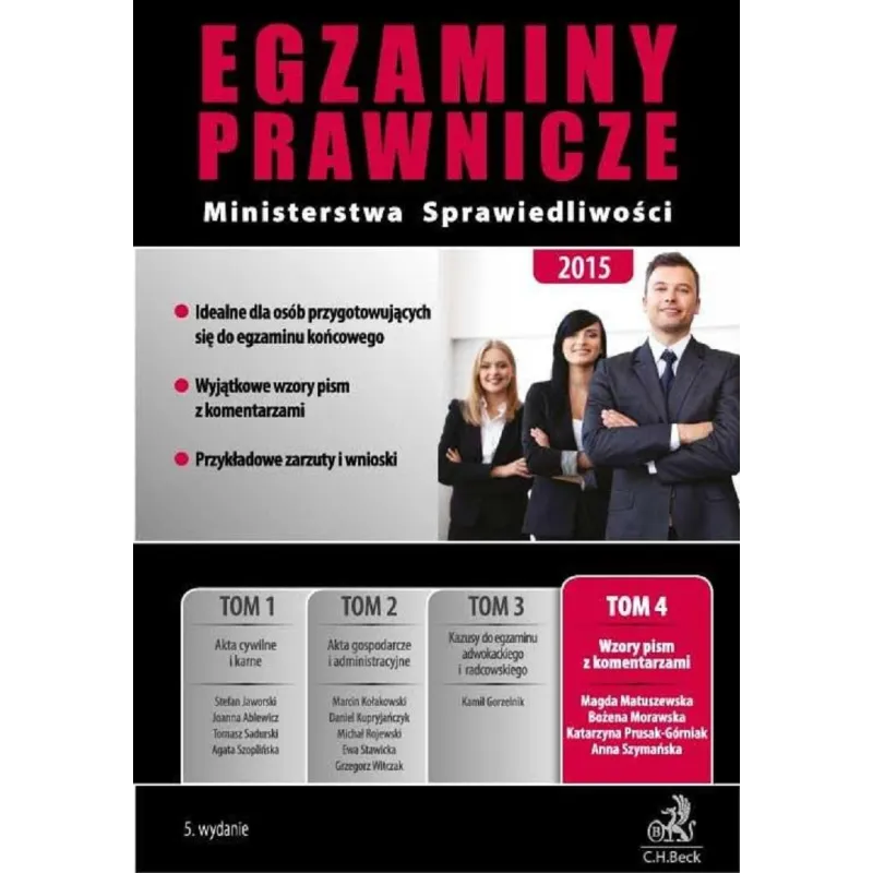 EGZAMINY PRAWNICZE MINISTERSTWA SPRAWIEDLIWOŚCI 2015 - C.H. Beck