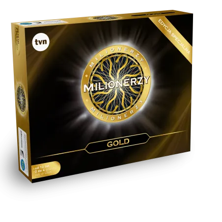MILIONERZY EDYCJA GOLD GRA PLANSZOWA 12+
