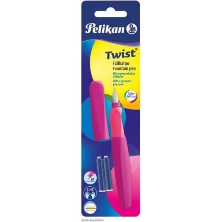 PIÓRO WIECZNE PELIKAN TWIST NEON PLUM - Pelikan