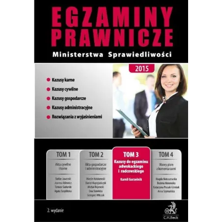 EGZAMINY PRAWNICZE MINISTERSTWA SPRAWIEDLIWOŚCI 2015 - C.H. Beck