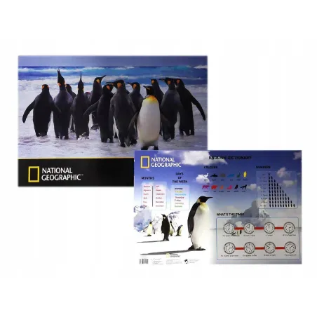 PODKŁADKA SZKOLNA NA BIURKO OBUSTRONNA NATIONAL GEOGRAPHIC - St. Majewski