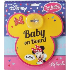 MINNIE BABY ON BOARD ZAWIESZKA DO AUTA DISNEY - Seven Polska