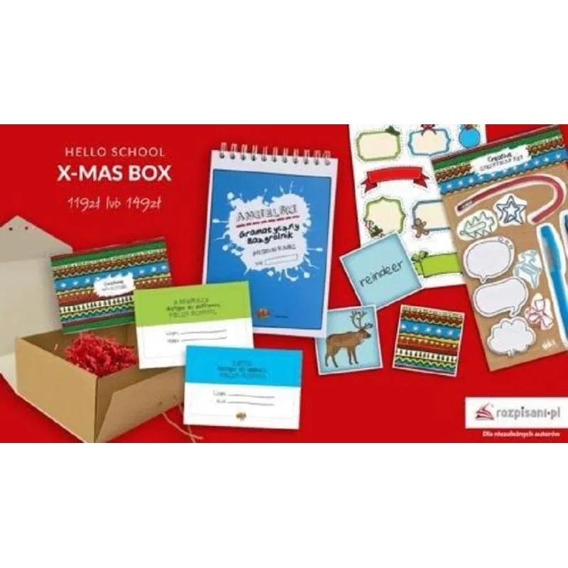 ANGIELSKI GRAMATYCZNY BAZGROLNIK BIG X-MAS BOX - Rozpisani.pl