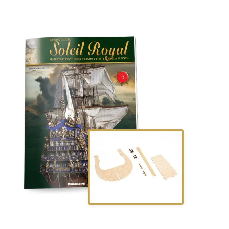 SOLEIL ROYAL ZBUDUJ MAJESTATYCZNY OKRĘT FLAGOWY FLOTY KRÓLA SŁOŃCE NR 2