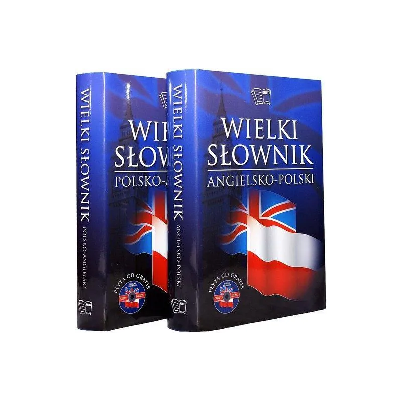 PAKIET WIELKI SŁOWNIK ANGIELSKO POLSKI + CD - Arti