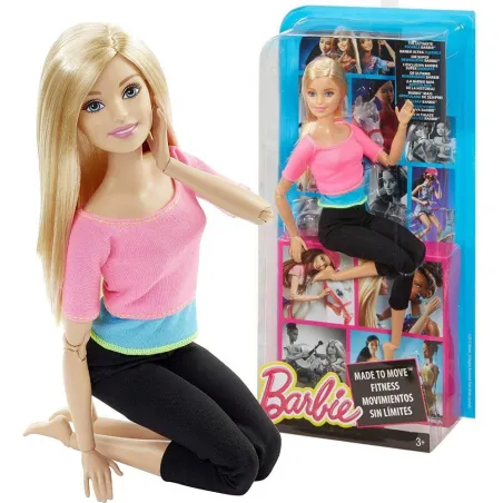 LALKA BARBIE FITNESS MADE TO MOVE 3+