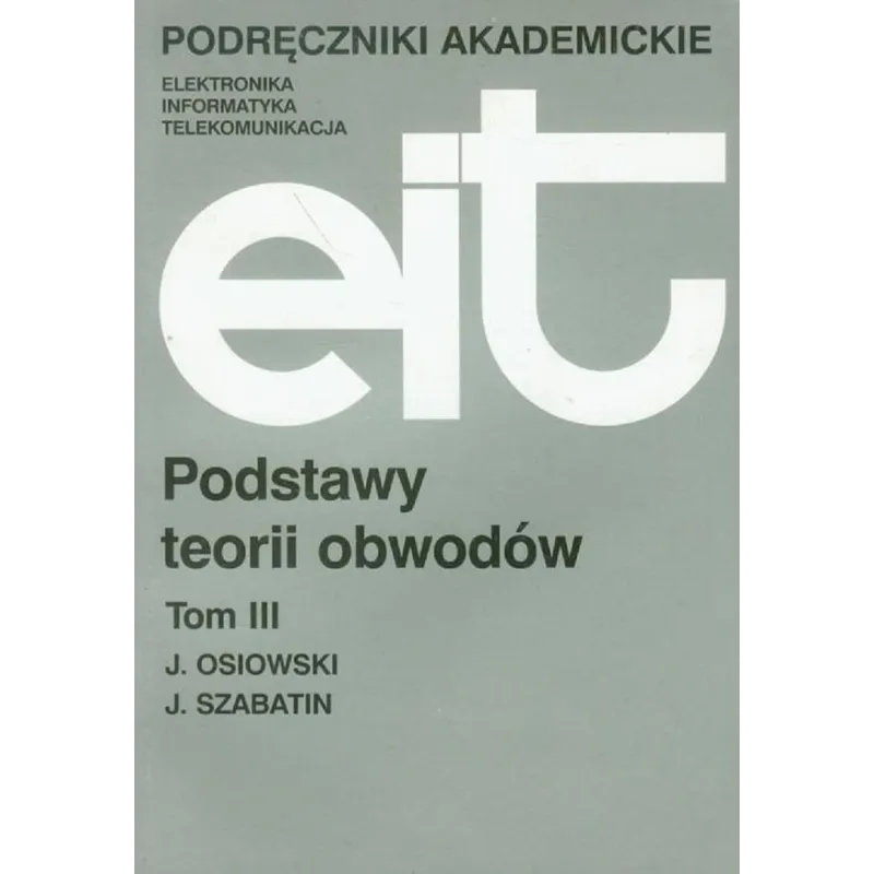 PODSTAWY TEORII OBWODÓW 3 - WNT