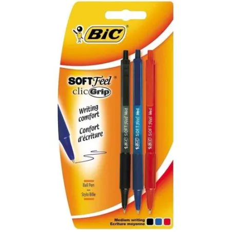 DŁUGOPIS SOFT FEEL BIC 3 SZT. - BiC