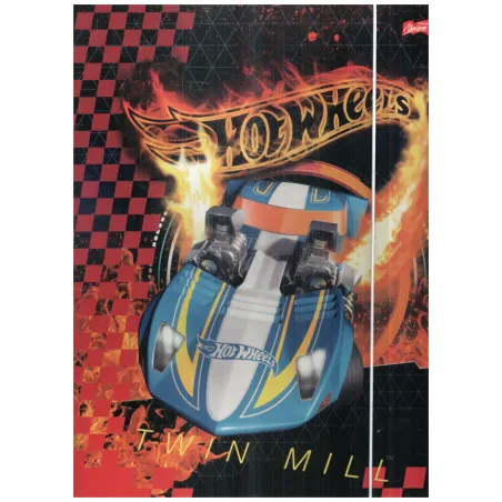 TECZKA Z GUMKĄ A4 HOT WHEELS