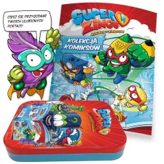 SUPER ZINGS PUSZKA Z KOMIKSEM PELERYNĄ I MAGNESEM - Magic box