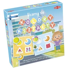 UCZMY SIĘ KOLORY I KSZTAŁTY GRA EDUKACYJNA 3+ - Tactic