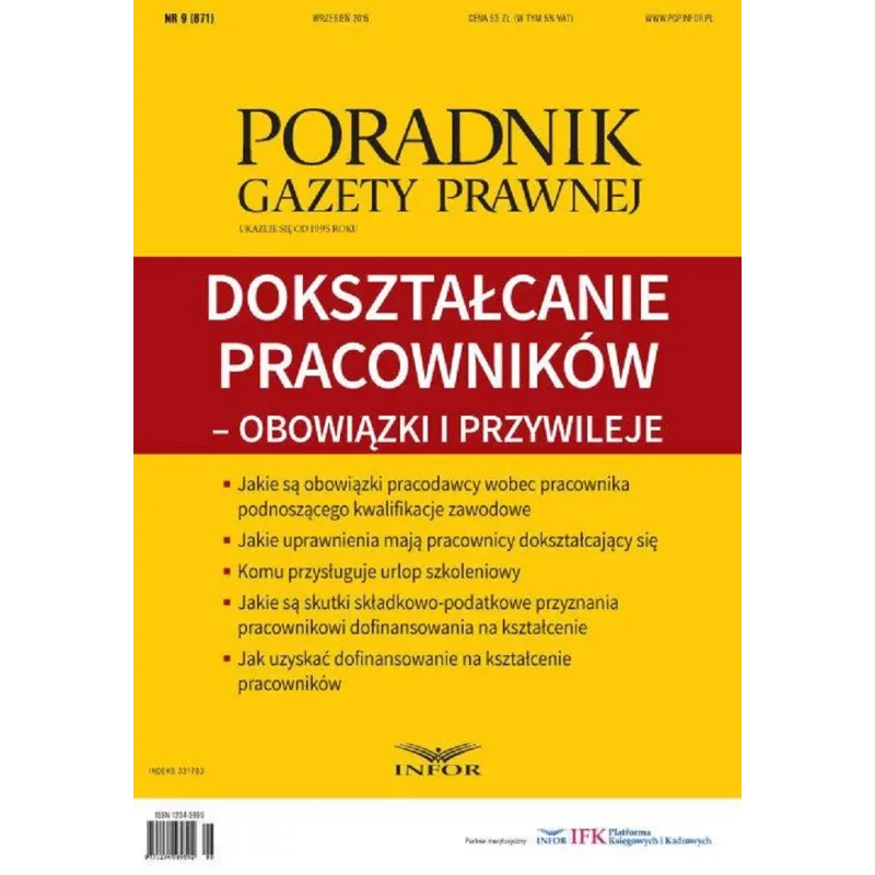 DOKSZTAŁCANIE PRACOWNIKÓW OBOWIĄZKI I PRZYWILEJE - Infor