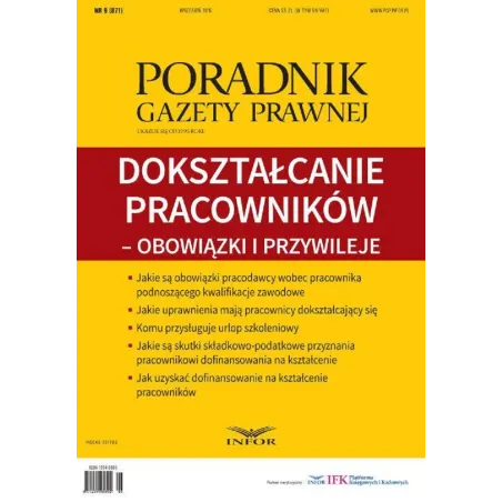 DOKSZTAŁCANIE PRACOWNIKÓW OBOWIĄZKI I PRZYWILEJE - Infor