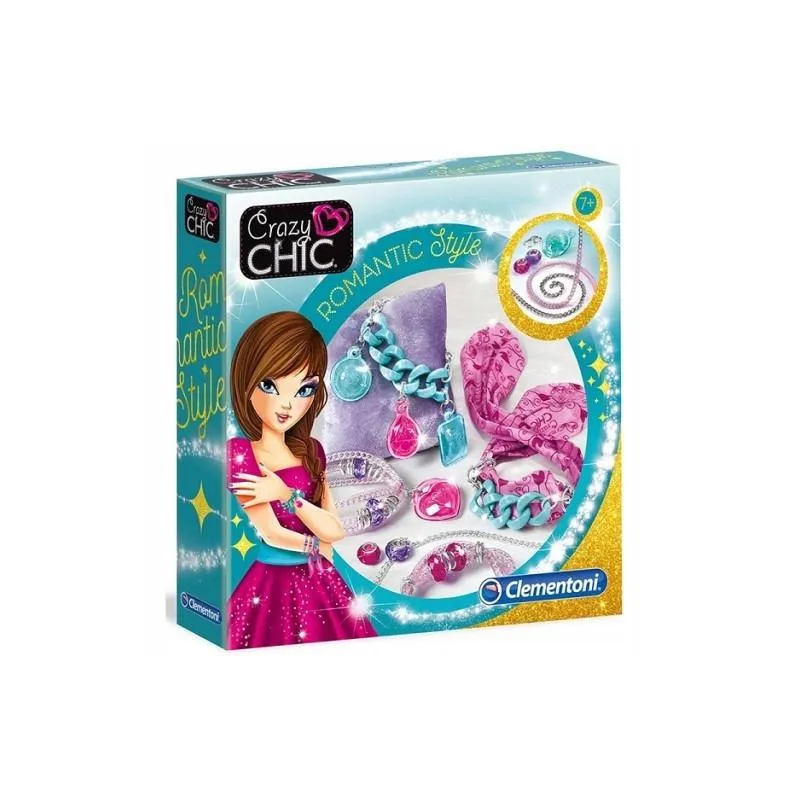 BIŻUTERIA ROMANTYCZNA CRAZY CHIC ZESTAW KREATYWNY 7+ - Clementoni