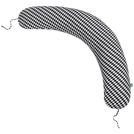 Poduszka Do Karmienia Boomerang 200 X 39 Cm Czarno Białe Romby Lulando Poduszka Do Karmienia Boomerang 200 X 39 Cm Czarno Białe Romby Lulando