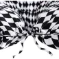 Poduszka Do Karmienia Boomerang 200 X 39 Cm Czarno Białe Romby Lulando