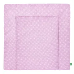 MATA NA PRZEWIJAK + 2 ZDEJMOWANE NIEPRZEMAKALNE POKRYCIA Z MIĘKKIEJ FROTY 76 X 76 CM LULANDO - Lulando