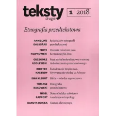 TEKSTY DRUGIE 1/2018 - Ibl Instytut Badań Literackich Pan