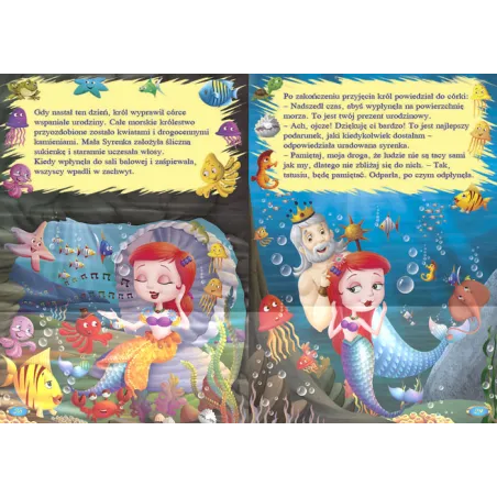Kopciuszek, Mała Syrenka. Czytaj I Koloruj
