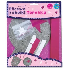 Torebka Filcowa Okrągła Filcowe Robótki Zestaw Kreatywny