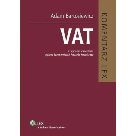 VAT KOMENTARZ Adam Bartosiewicz - Wolters Kluwer