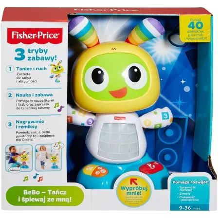 Bebo Tańcz I Śpiewaj Ze Mną Wersja Polska Fisher Price 9M+ Bebo Tańcz I Śpiewaj Ze Mną Wersja Polska Fisher Price 9M+