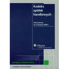 KODEKS SPÓŁEK HANDLOWYCH - Wolters Kluwer