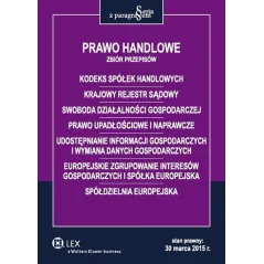 PRAWO HANDLOWE ZBIÓR PRZEPISÓW - Wolters Kluwer