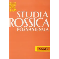 STUDIA ROSSICA POSNANIENSIA XXXIV - Wydawnictwo Naukowe UAM