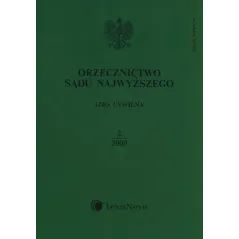 ORZECZNICTWO SĄDU NAJWYŻSZEGO IZBA CYWILNA 2/2009 - LexisNexis