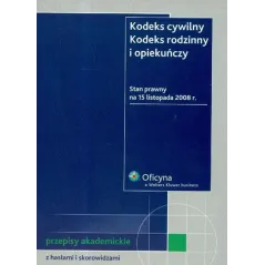 KODEKS CYWILNY KODEKS RODZINNY I OPIEKUŃCZY - Wolters Kluwer