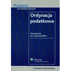 ORDYNACJA PODATKOWA - Wolters Kluwer