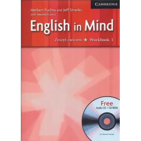 ENGLISH IN MIND 1 WORKBOOK + CD Herbert Puchta, Jeff Stranks - Cambridge University Press