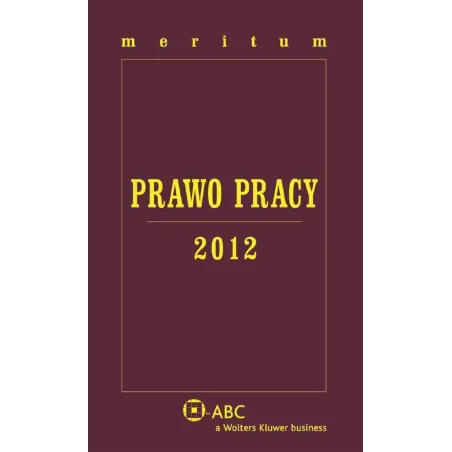 PRAWO PRACY 2012 - Wolters Kluwer