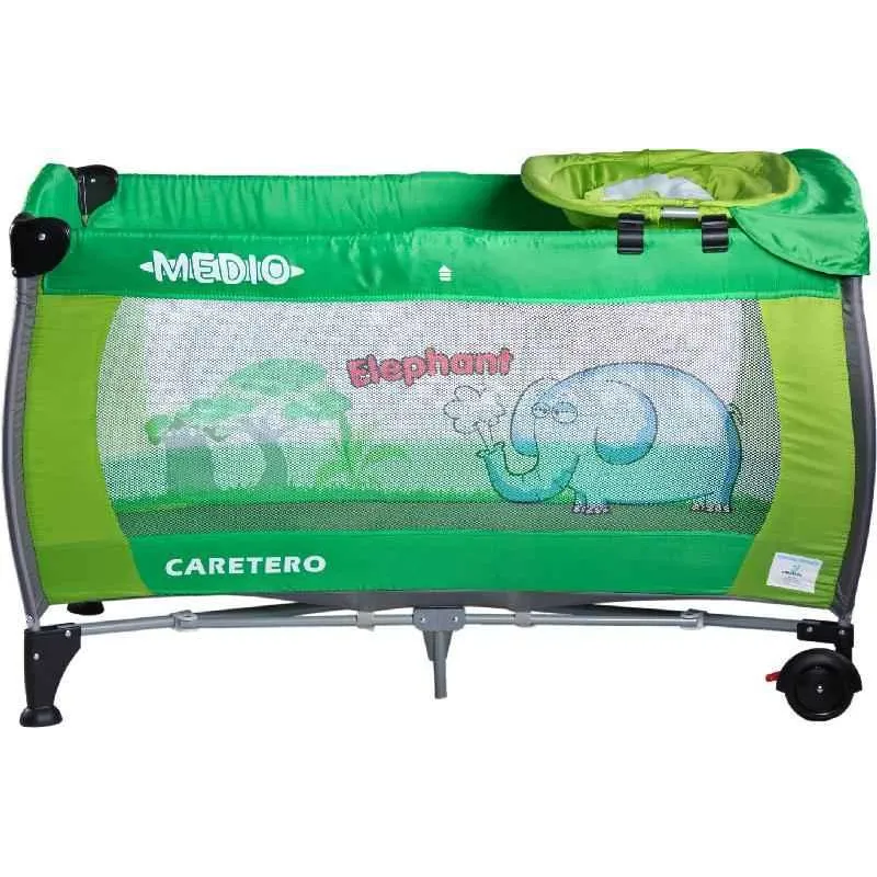 ŁÓŻECZKO TURYSTYCZNE CARETERO MEDIO SAFARI GREEN 1M+