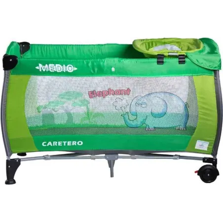 ŁÓŻECZKO TURYSTYCZNE CARETERO MEDIO SAFARI GREEN 1M+