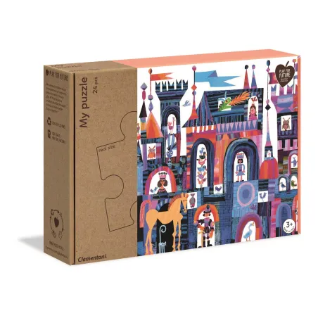 ZAMEK MY PUZZLE 24 DUŻE ELEMENTY PLAY FOR FUTURE 3+ - Clementoni