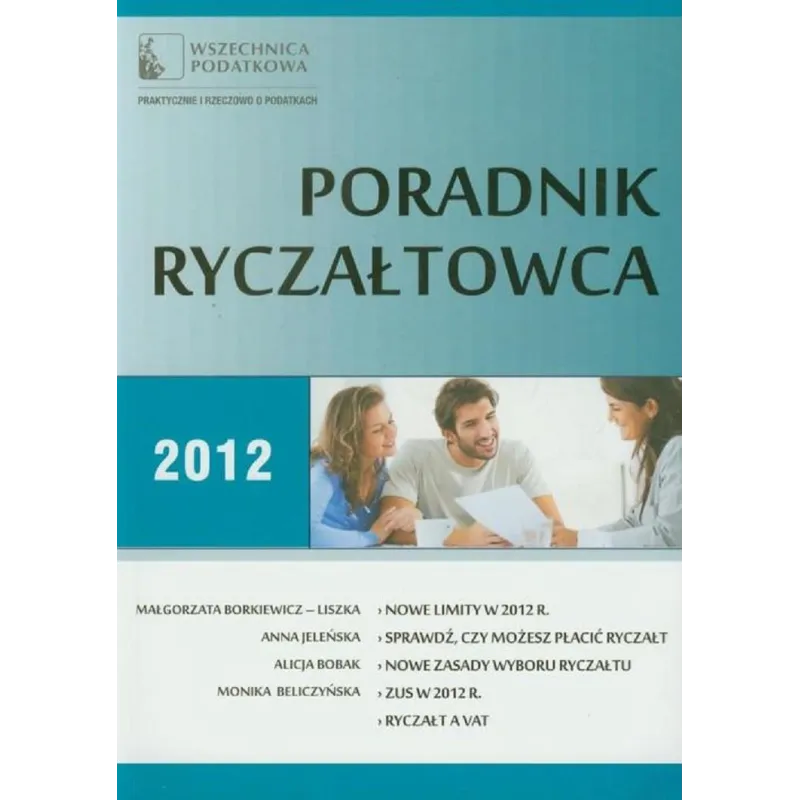 PORADNIK RYCZAŁTOWCA 2012 - Wszechnica Podatkowa