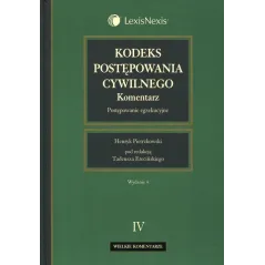 KODEKS POSTĘPOWANIA CYWILNEGO 4 Henryk Pietrzkowski - LexisNexis