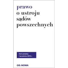 PRAWO O USTROJU SĄDÓW POWSZECHNYCH - od.nowa
