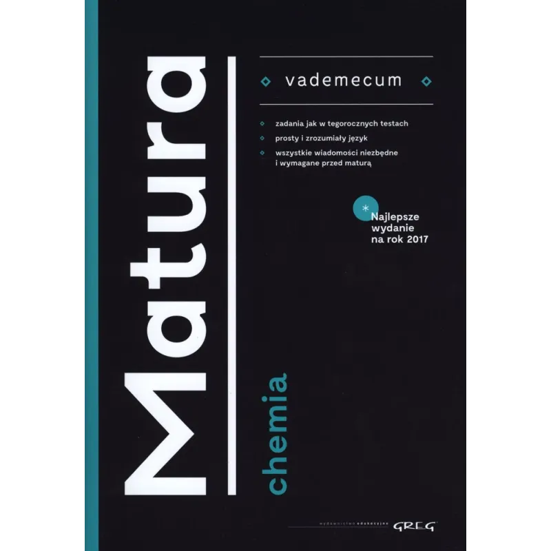 CHEMIA VADEMECUM MATURA Iwona Król, Piotr Mazur - Greg