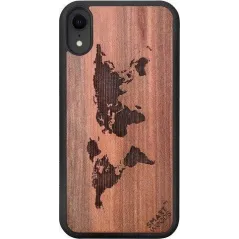ETUI IPHONE XS MAX MAPA ŚWIATA - Smartwoods