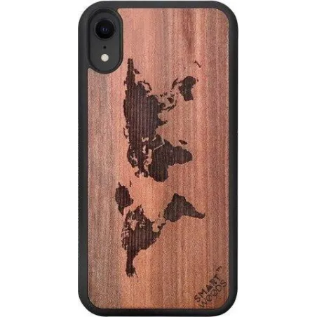 ETUI IPHONE XS MAX MAPA ŚWIATA - Smartwoods
