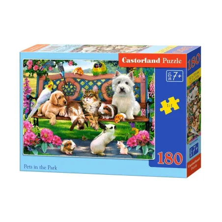 ZWIERZĘTA W PARKU PUZZLE 180 ELEMENTÓW 7+ - Castorland