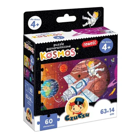 KOSMOS PUZZLE PANORAMICZNE 60 ELEMENTÓW CZUCZU 4+ - Bright Junior Media